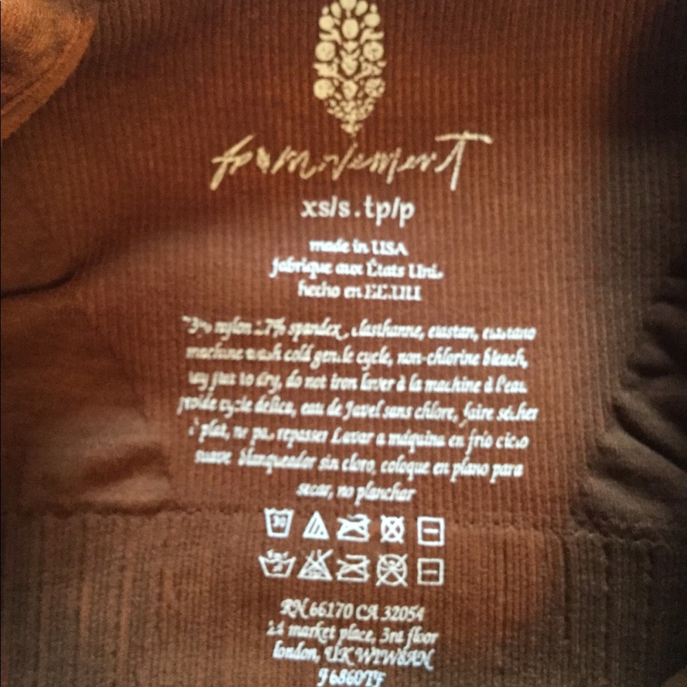 FP Movement Square Neck Good Karma Bra NWOT*defect - Picture 7 of 12